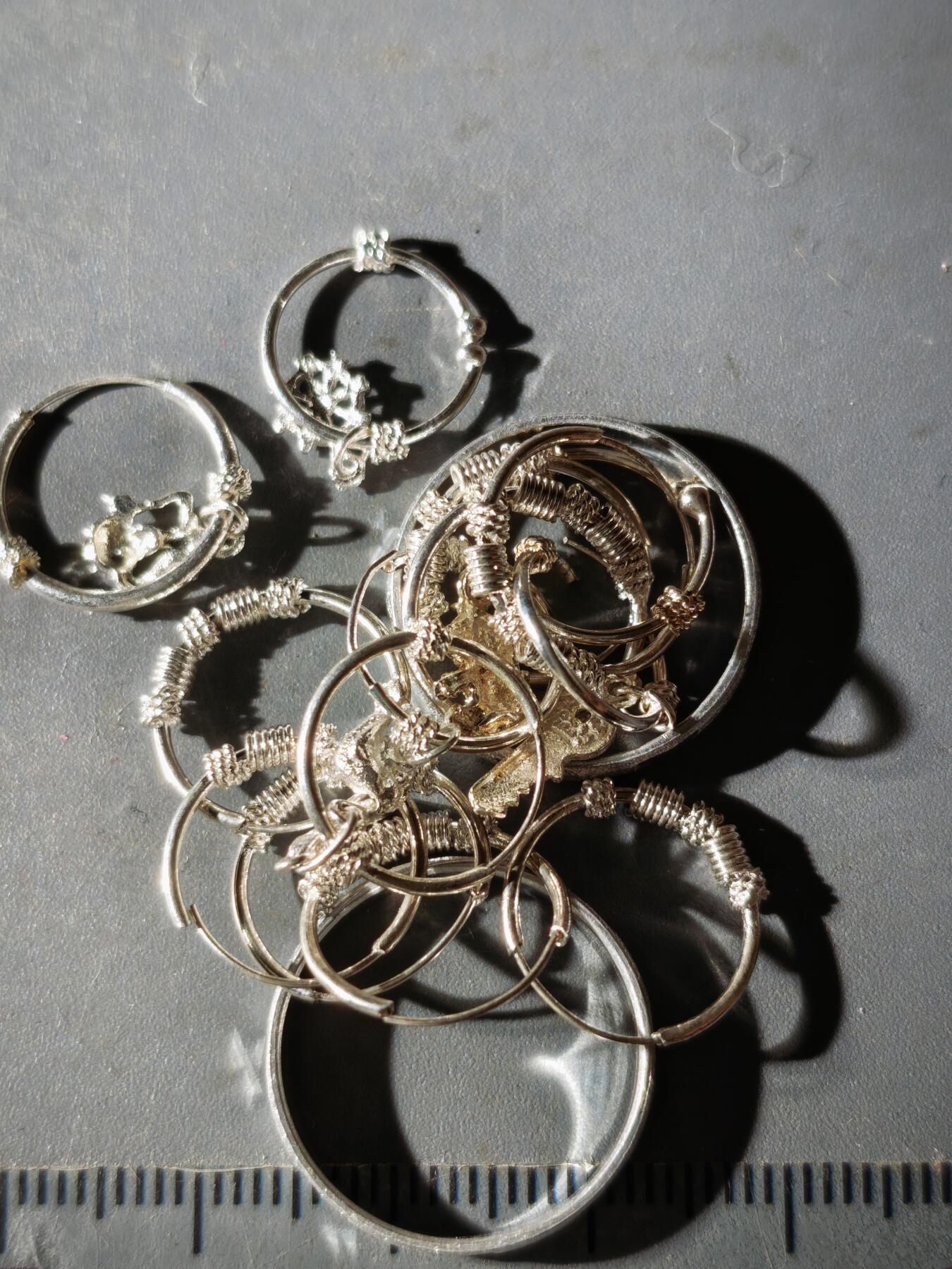 114期新疆红钱粟特钱币丝路钱币专场 3 镀银饰品