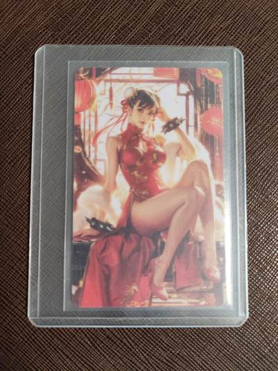 阳大大卡牌拍卖第96期（持续收拍品，周五晚上九点截拍，进群福利早知道） - 街头霸王 春丽㈡ 食品卡 硬普卡 带卡膜卡夹