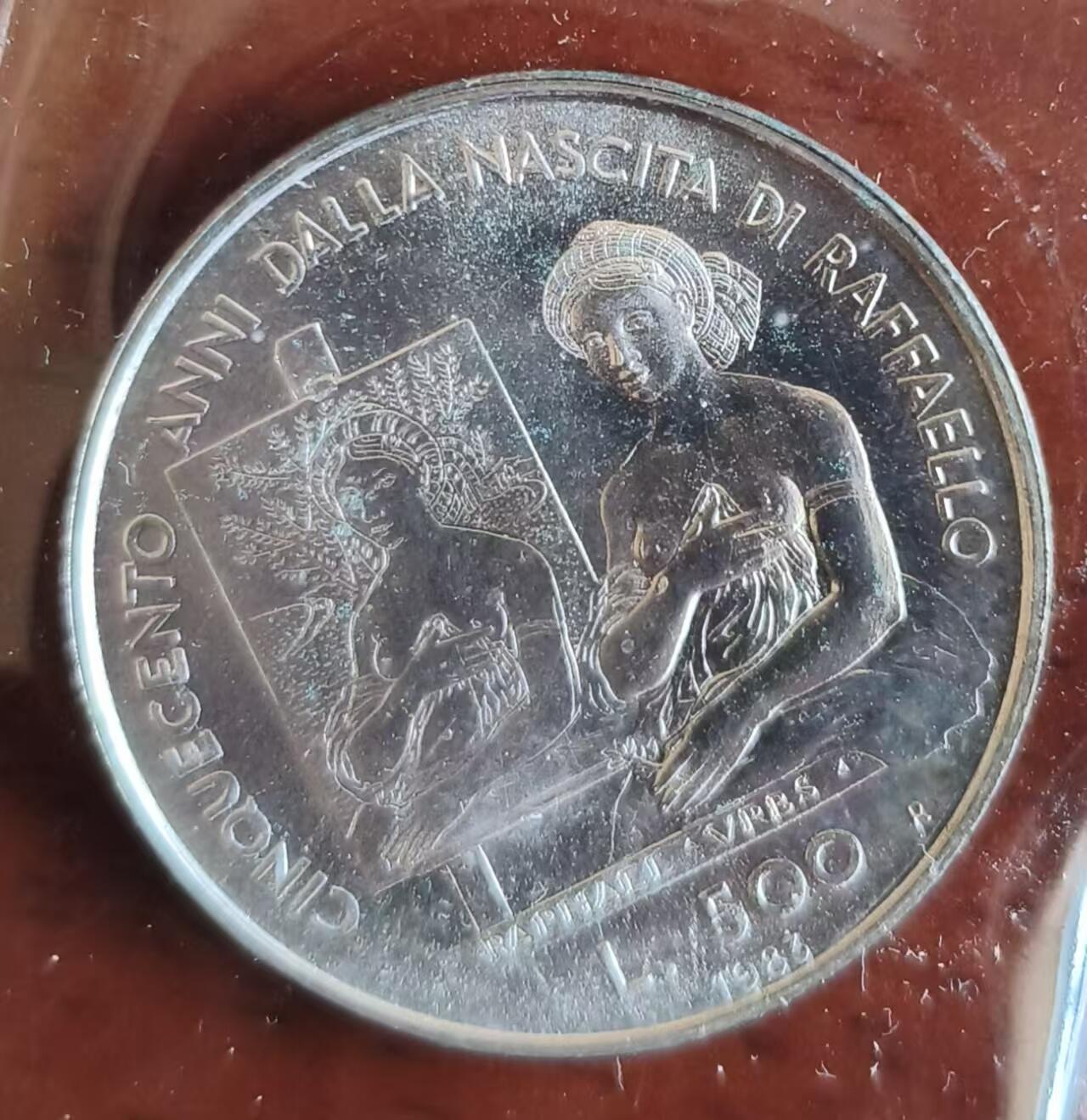 ❤️【币观天下】❤️ 第341期钱币拍卖- 2026.1.30周五晚上6点半场-长期征集拍品 春节前最后一场本场不能存放 节后恢复拍卖 圣马力诺1983年拉斐尔纪念套装原盒证 含纯银21.38克