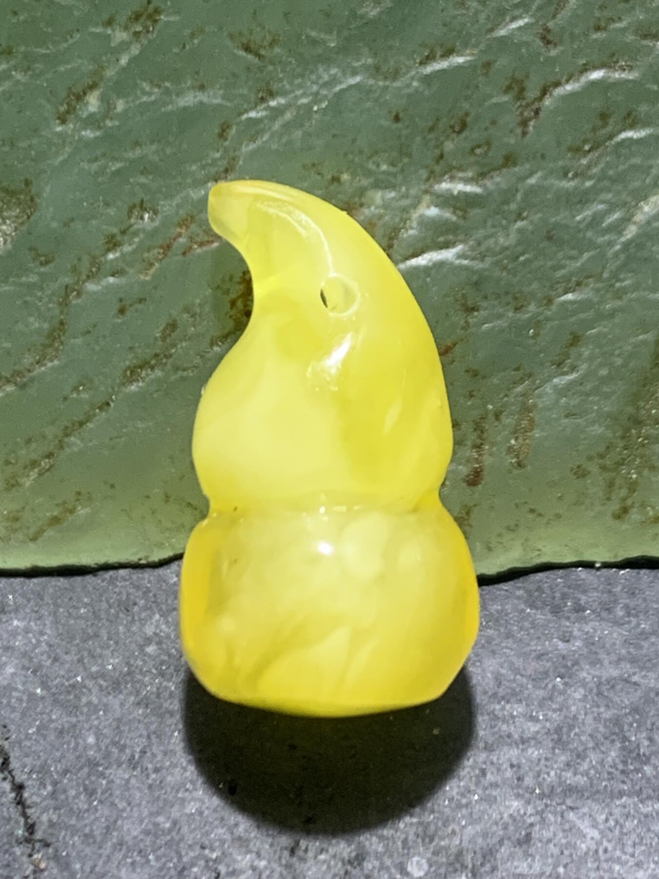 天然乌克兰原矿蜜蜡随形葫芦吊坠，挂件一个，