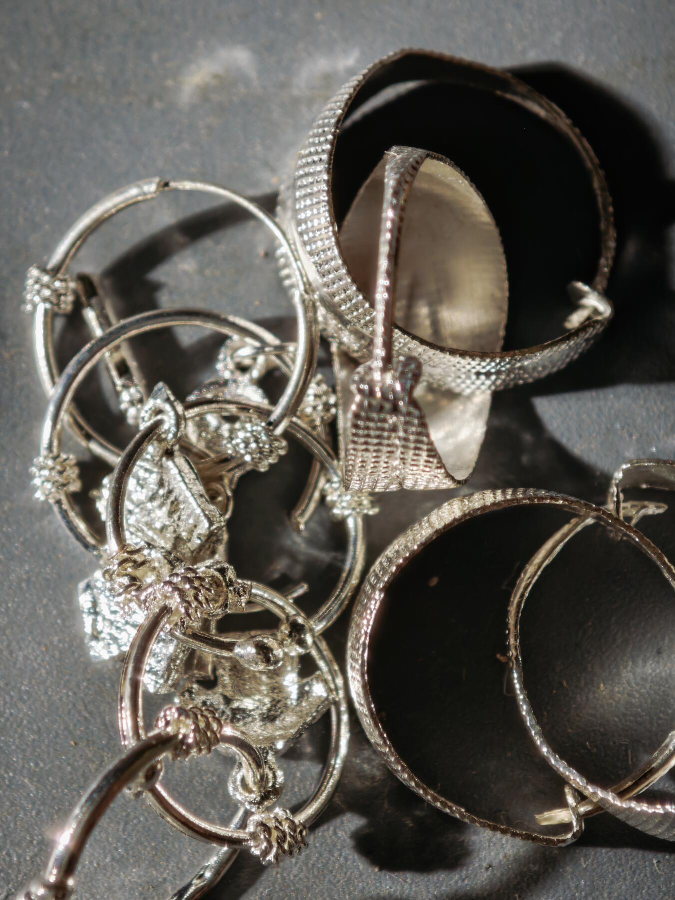 114期新疆红钱粟特钱币丝路钱币专场 1镀银饰品