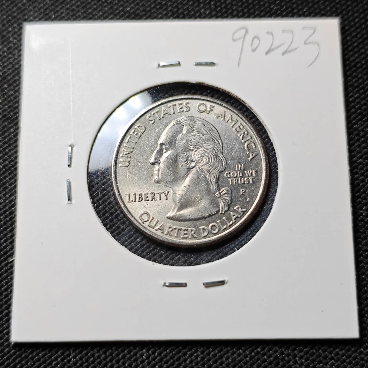 KK钱币收藏小铺  第390期  2月预留时间 周末发货  美国25分纪念币 好品