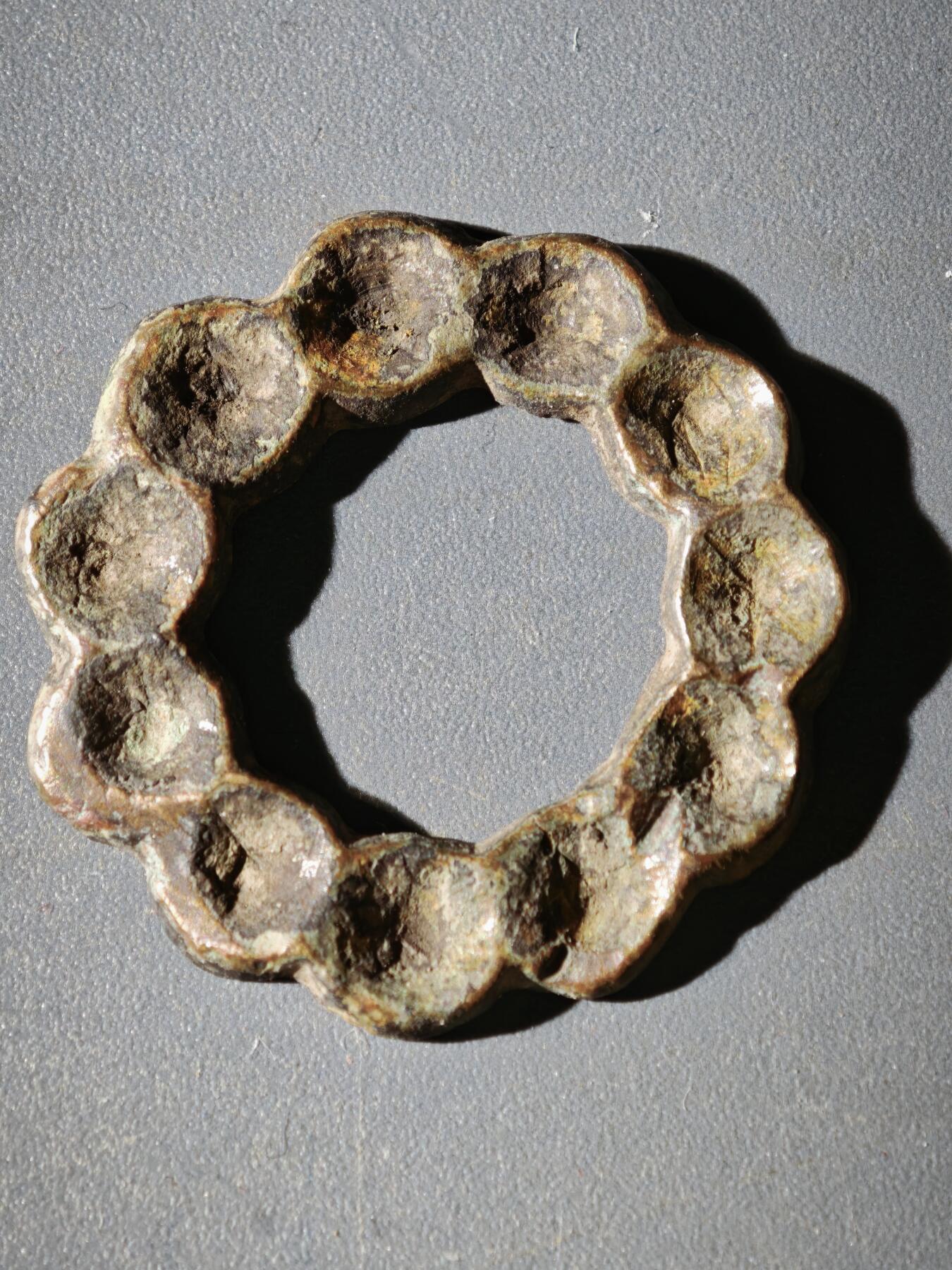 114期新疆红钱粟特钱币丝路钱币专场 碎叶城藕型钱