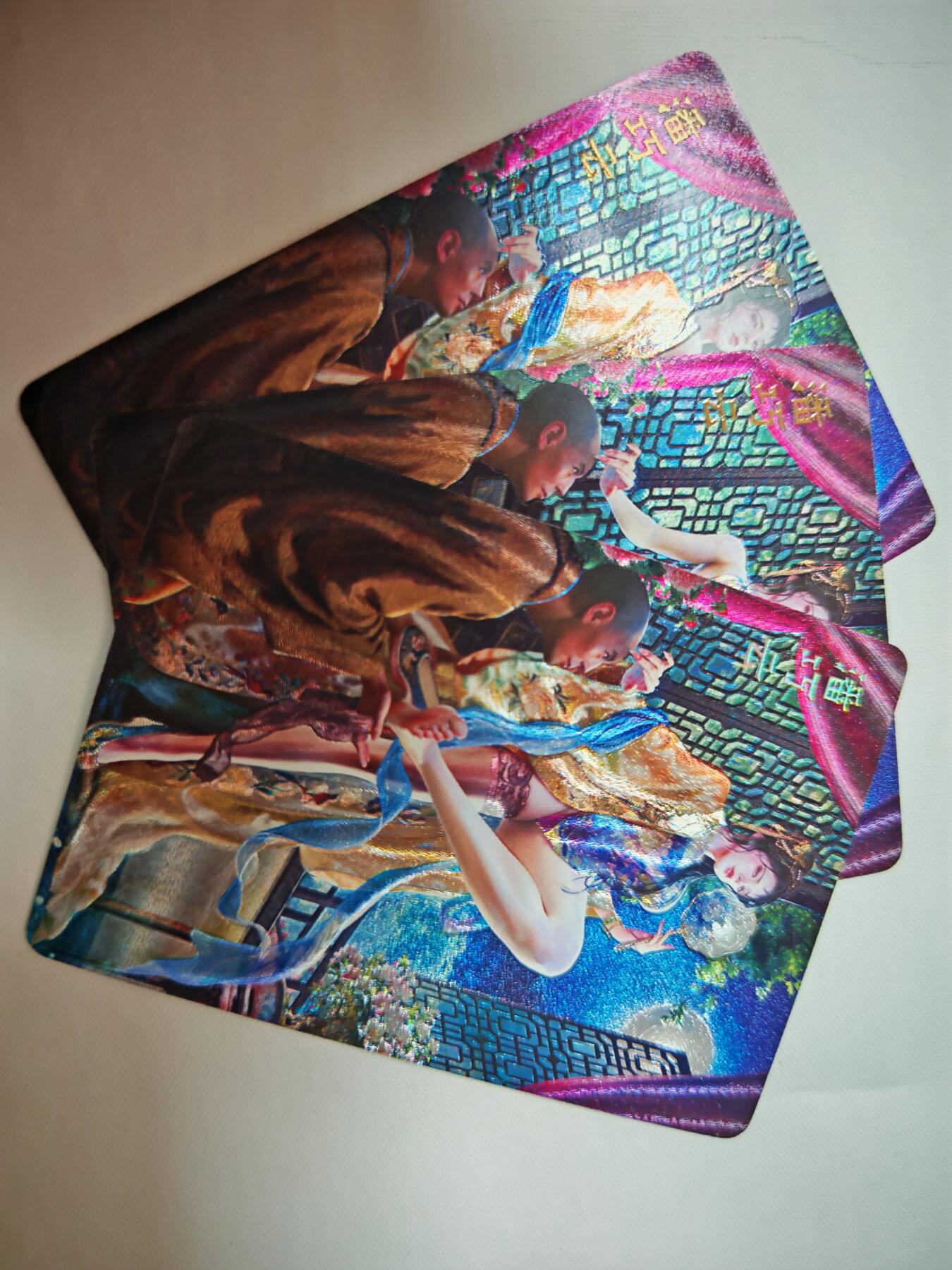 琦卡当当铺～第30期★★一大波美女正向你走来~支持寄存★★~【9点40结束】扫码加群抽[包邮券]~ 焱卡文化 燎原卡牌- 巴丁绝色绘卷-粗闪★潘巧云★-3张