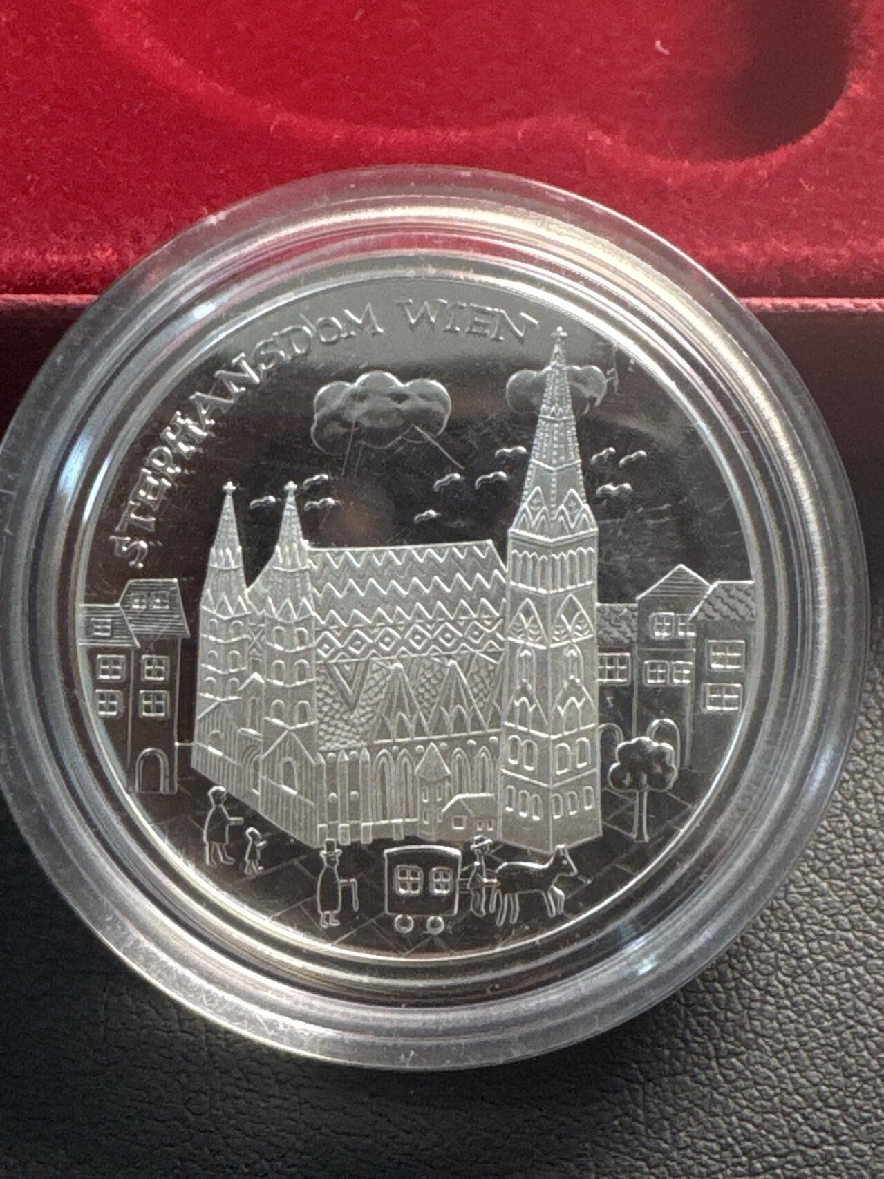 ❤️【币观天下】❤️ 第341期钱币拍卖- 2026.1.30周五晚上6点半场-长期征集拍品 春节前最后一场本场不能存放 节后恢复拍卖 奥地利联邦省系列银币 盒证齐全(面值10欧，重量17.3克)2015-2