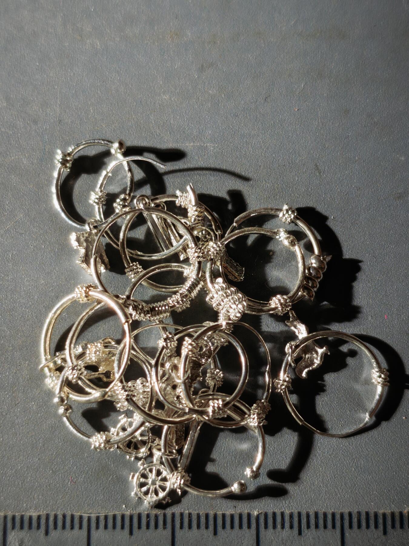 114期新疆红钱粟特钱币丝路钱币专场 8 镀银饰品