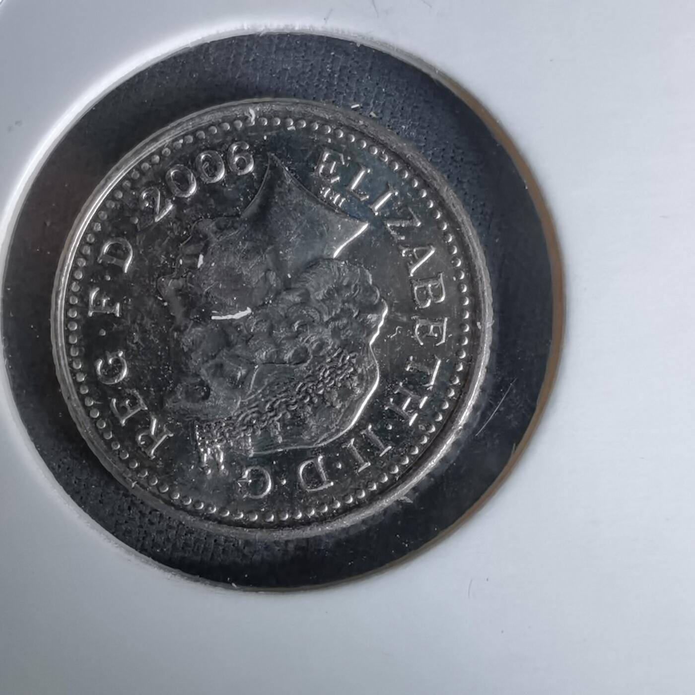 沼泽如烟--第978场 英国2006年5便士