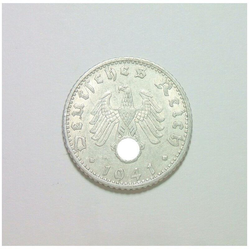 德国第三帝国1941年E版50芬尼 爽品