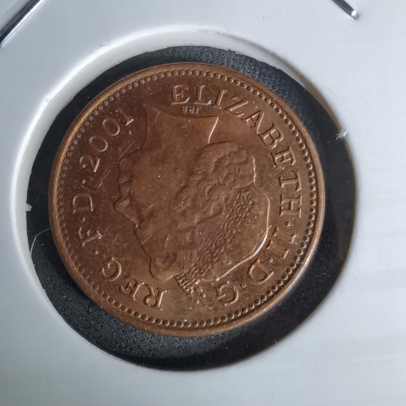 沼泽如烟--第978场 英国1991年1便士