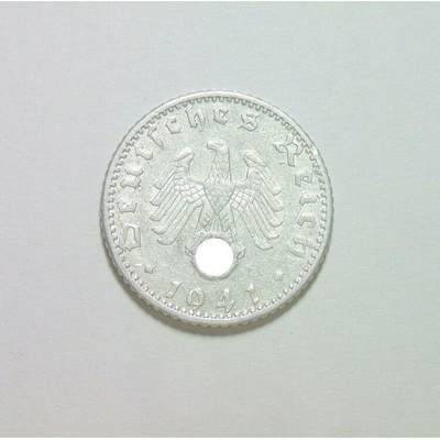 德国第三帝国1941年A版50芬尼 爽品 - 德国第三帝国1941年A版50芬尼 爽品