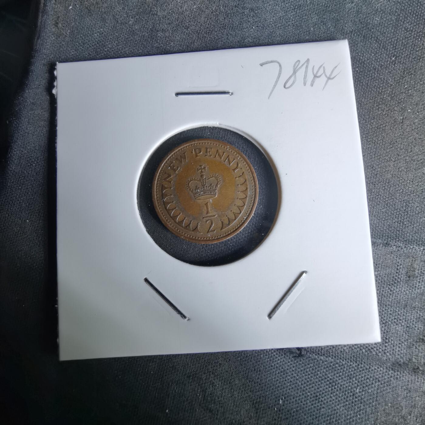 沼泽如烟--第978场 英国1971年半便士