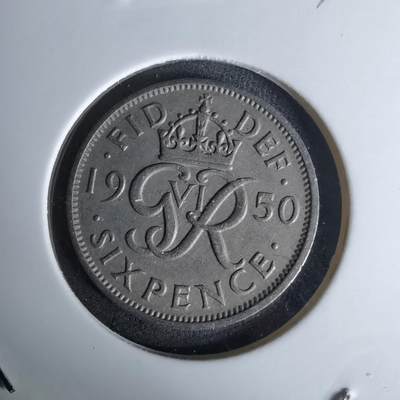 沼泽如烟--第978场 - 英国1950年6便士