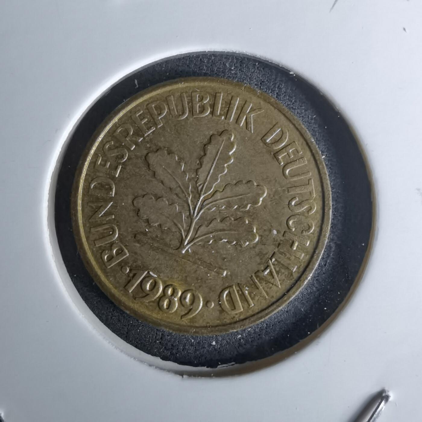 沼泽如烟--第978场 德国1989年5芬尼