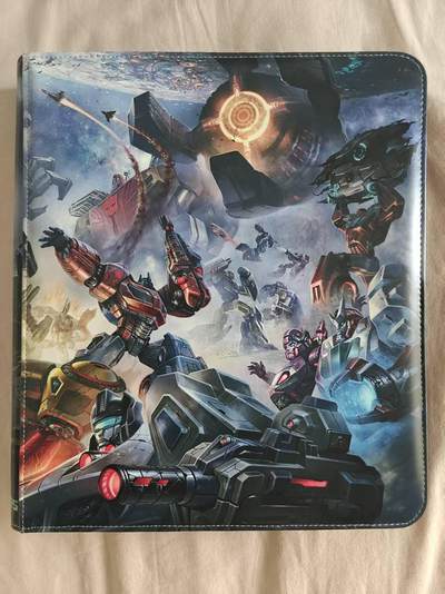 春节前倒数第二场！！龙虎卡牌-七四场（满200元包邮，无佣金，每周六结拍，欢迎送拍） - 变形金刚图鉴卡对决9宫  接驳拉链册 (尺寸33.5*28.5*5.5)