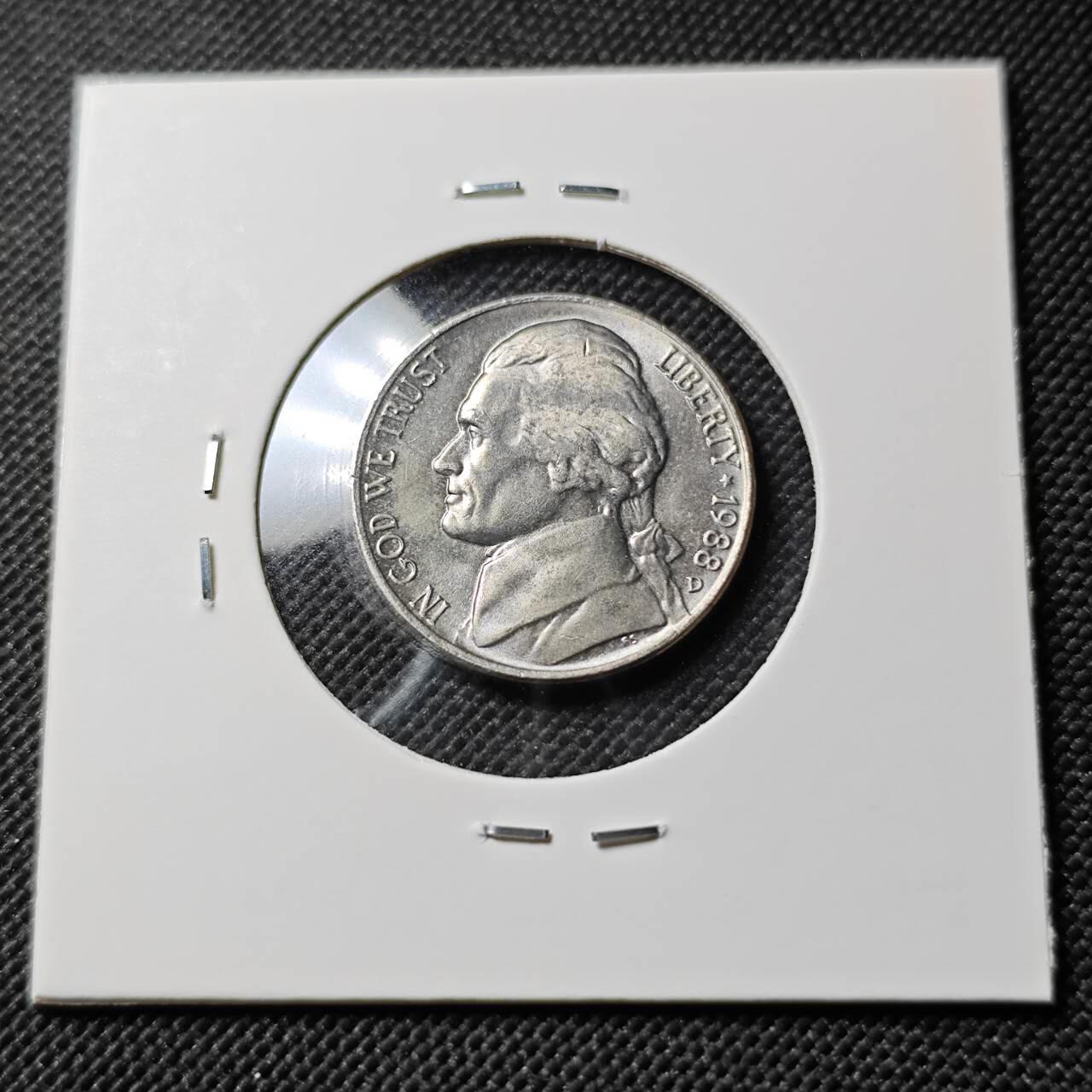 KK钱币收藏小铺  第390期  2月预留时间 周末发货  美国5分镍币 好品