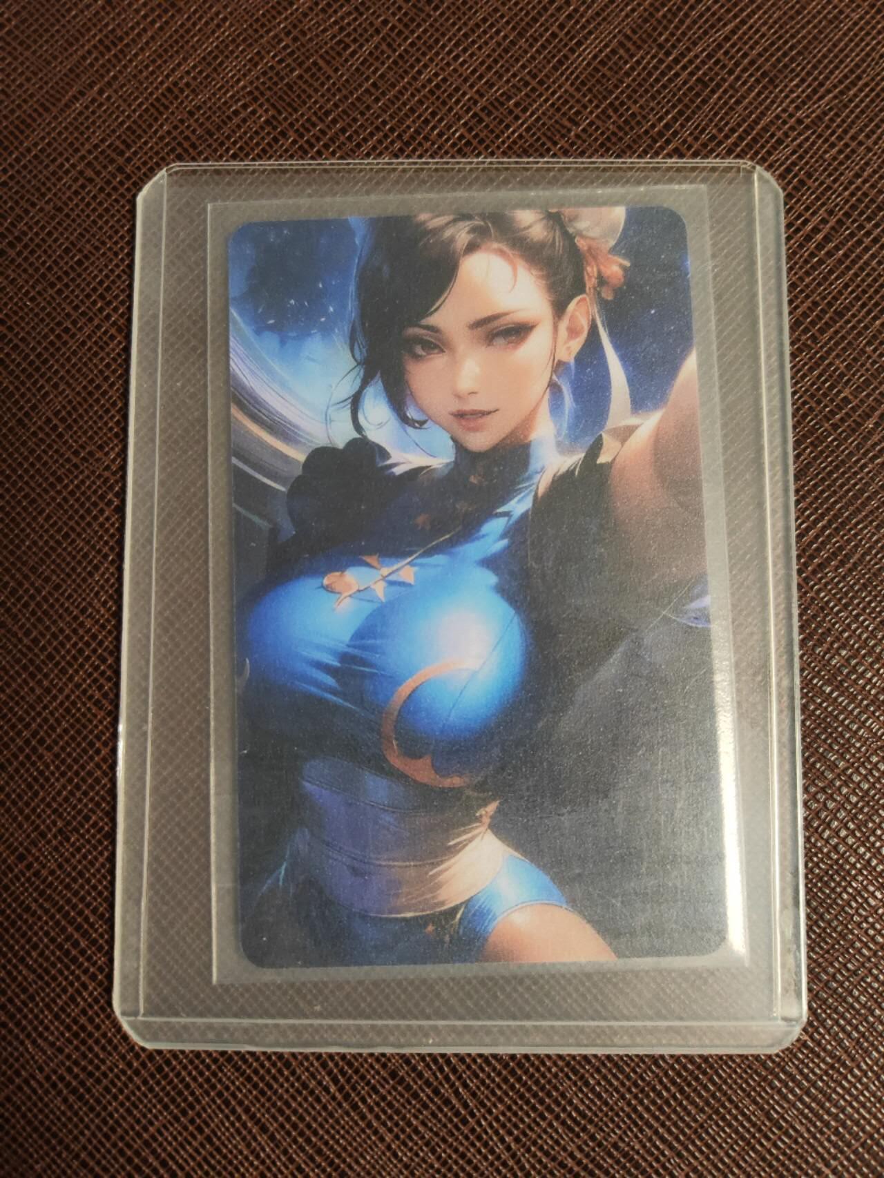 阳大大卡牌拍卖第96期（持续收拍品，周五晚上九点截拍，进群福利早知道） 街头霸王 春丽㈠ 食品卡 硬普卡 带卡膜卡夹