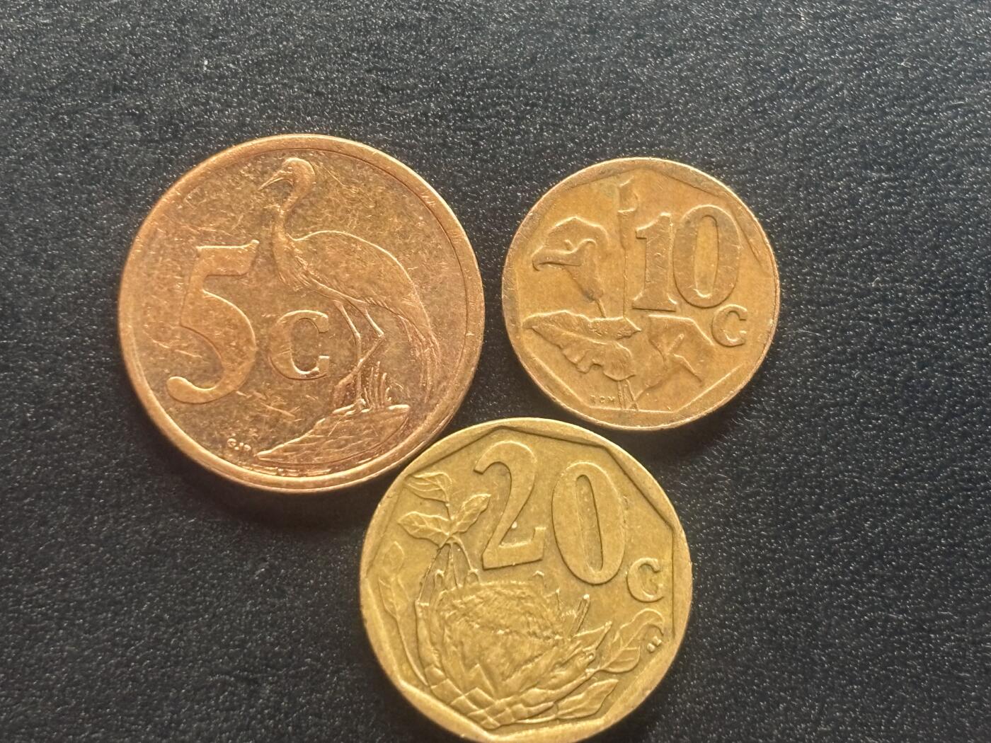 邮泉阁限时拍卖第四十场 非洲专场（硬币在国外。请付邮费6元。） 南非iSewula语3枚