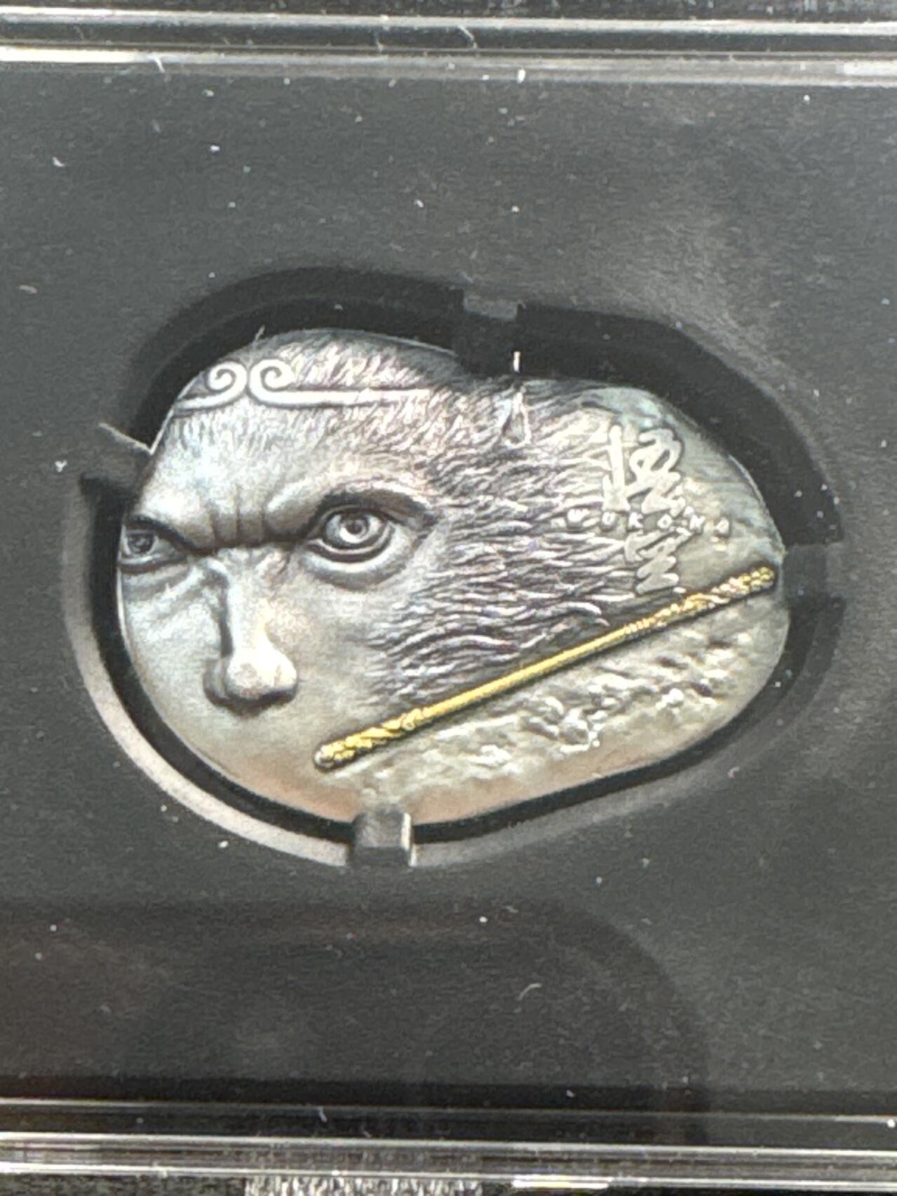 ❤️【币观天下】❤️ 第341期钱币拍卖- 2026.1.30周五晚上6点半场-长期征集拍品 春节前最后一场本场不能存放 节后恢复拍卖 喀麦隆2024年悟空纪念银币20克999银发行量500枚