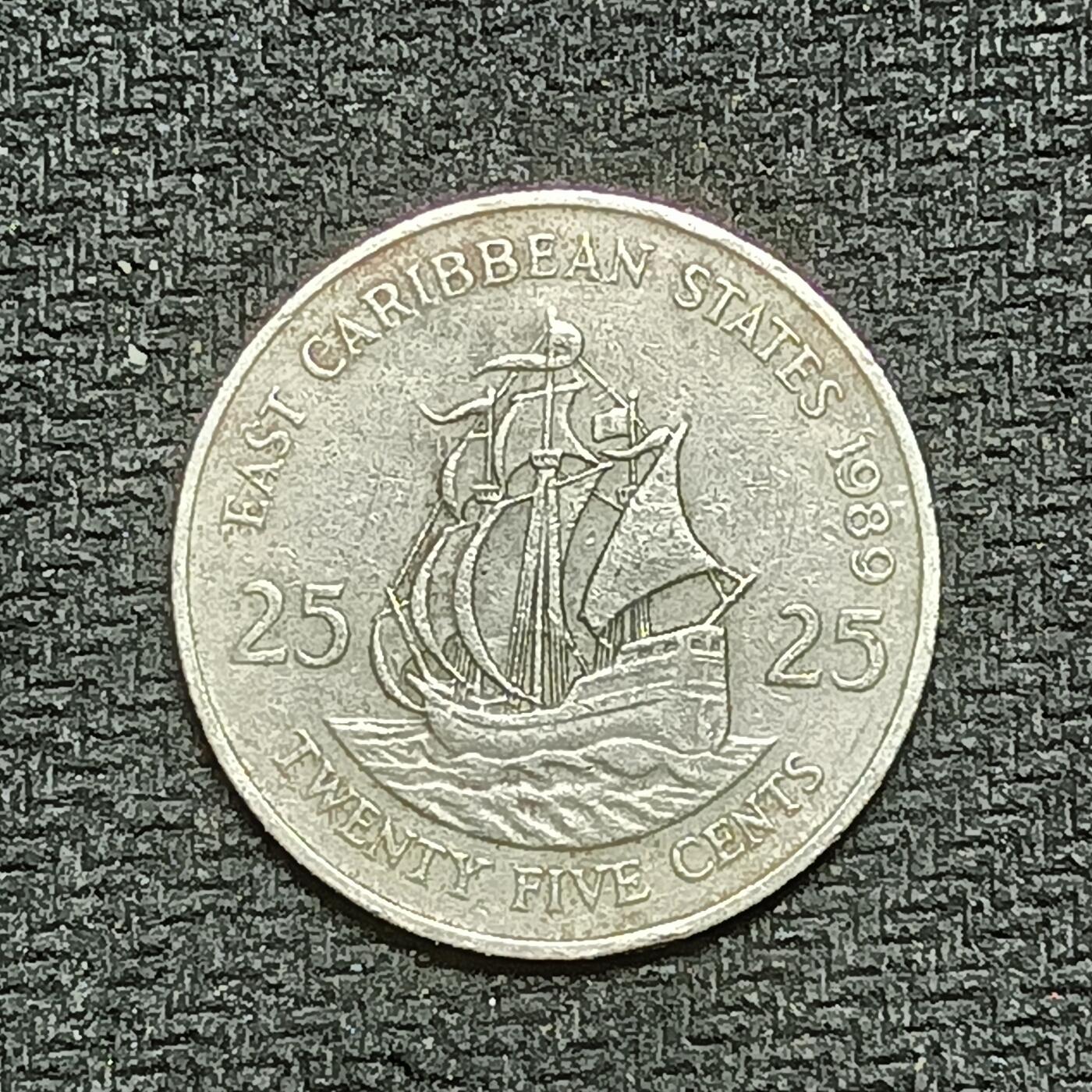 逸泉钱币2026B世界钱币纪念币纸币第八组B831-1230 834东加勒比25分