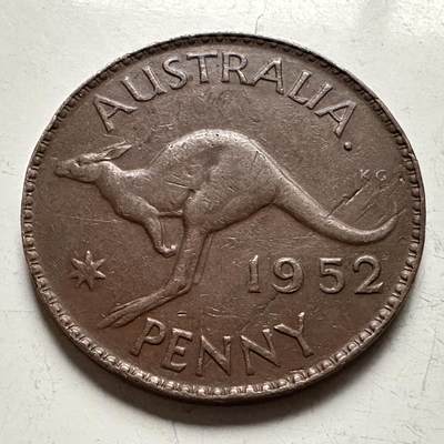 🌹外币初藏🌹🐯2026年第13场  每周二四六晚8️⃣点 接代拍 - 澳大利亚1952年一便士