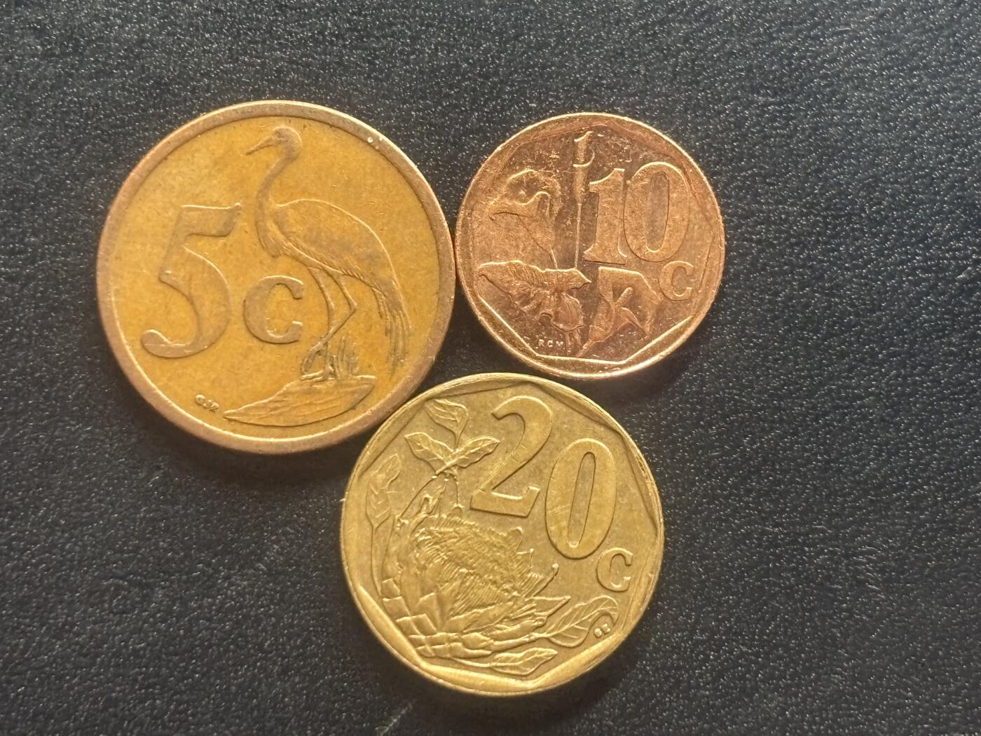 邮泉阁限时拍卖第四十场 非洲专场（硬币在国外。请付邮费6元。） 南非荷兰语3枚