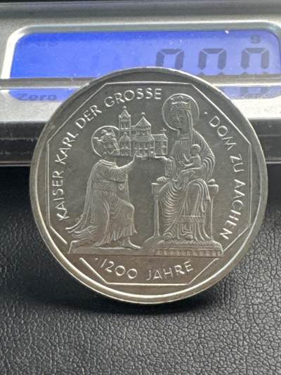 ❤️【币观天下】❤️ 第341期钱币拍卖- 2026.1.30周五晚上6点半场-长期征集拍品 春节前最后一场本场不能存放 节后恢复拍卖 - 德国2000年10马克纪念银币15.53克