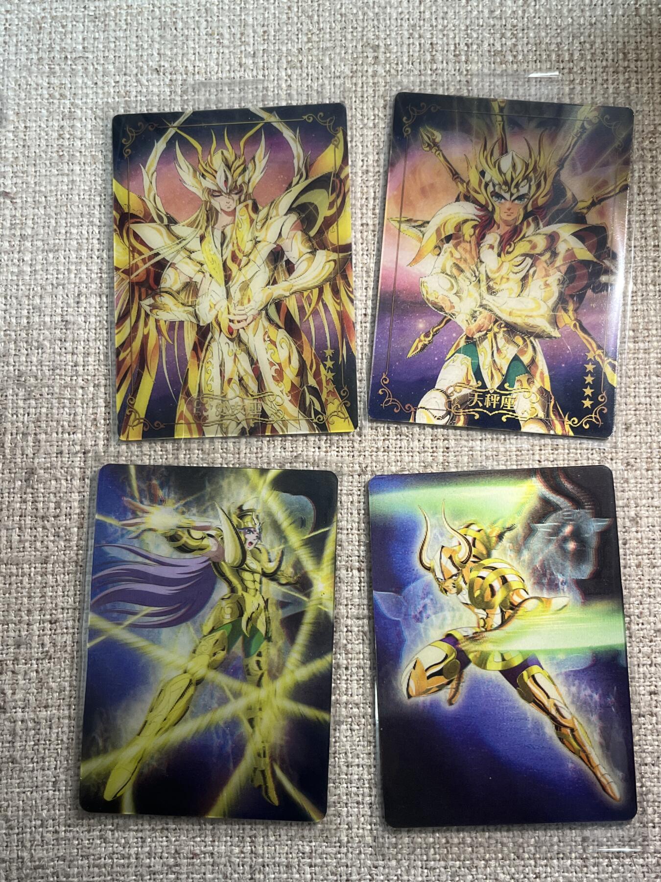 欢迎送拍、零成本上架，释放现金流，合理分配上拍卡品 【光栅卡】圣斗士星矢4张 