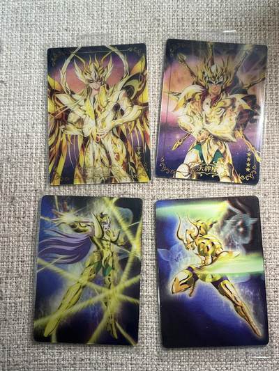 欢迎送拍、零成本上架，释放现金流，合理分配上拍卡品 - 【光栅卡】圣斗士星矢4张 