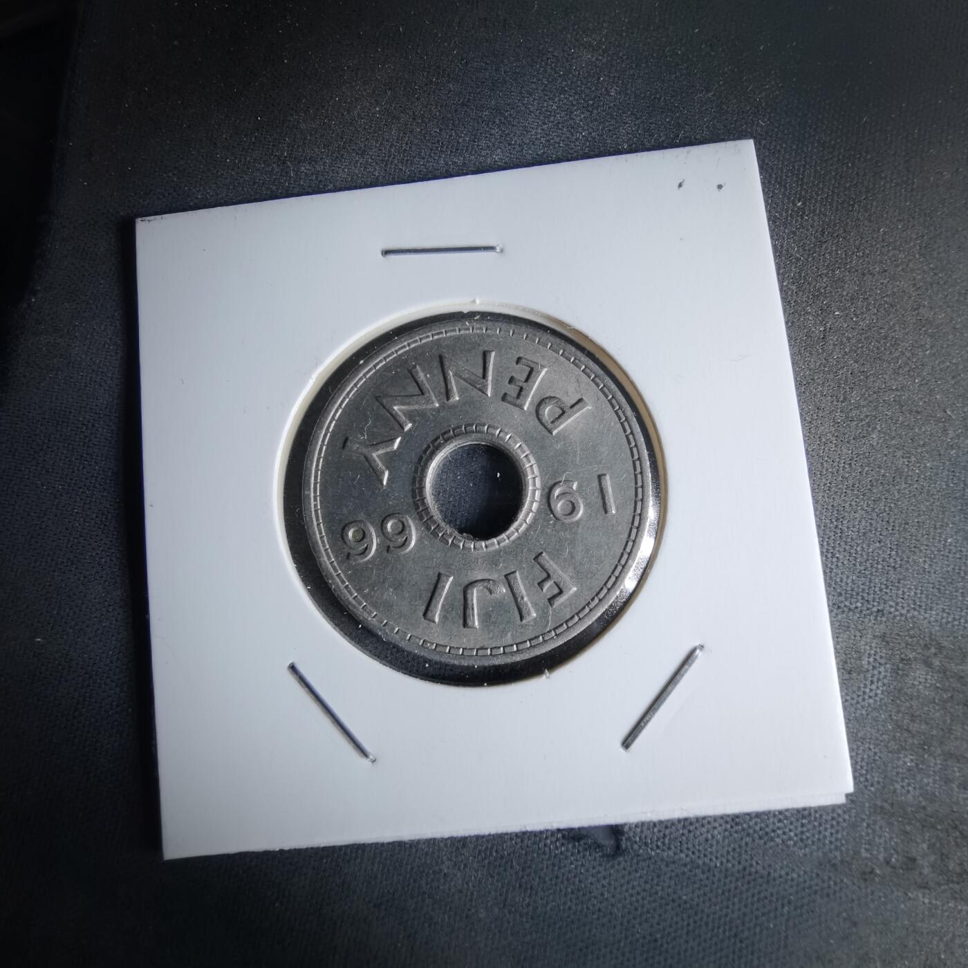 沼泽如烟--第979场 斐济1966年1便士