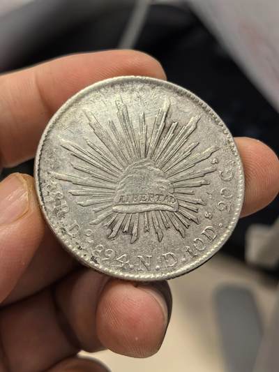 博洋堂世界钱币拍卖第159期（全场包邮） - 墨西哥1894DO ND花边鹰洋 没戳好品相