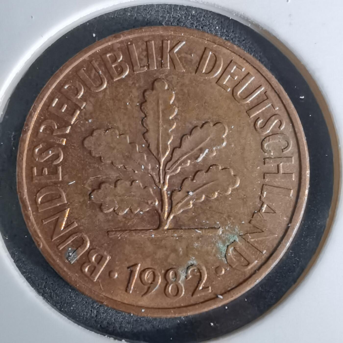 沼泽如烟--第978场 德国1982年2芬尼