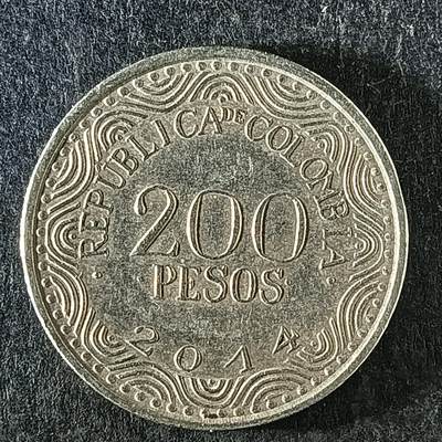 逸泉钱币2026第十四场世界各国散币纪念币A1214-1613 - 1262 哥伦比亚200比索