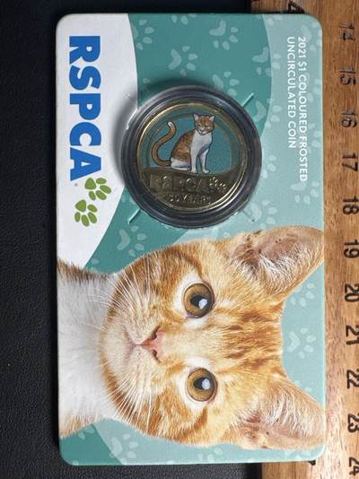 ❤️【币观天下】❤️ 第341期钱币拍卖- 2026.1.30周五晚上6点半场-长期征集拍品 春节前最后一场本场不能存放 节后恢复拍卖 - 澳大利亚2021年彩色猫咪卡币