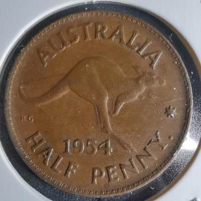 沼泽如烟--第979场 - 澳大利亚1954年半便士