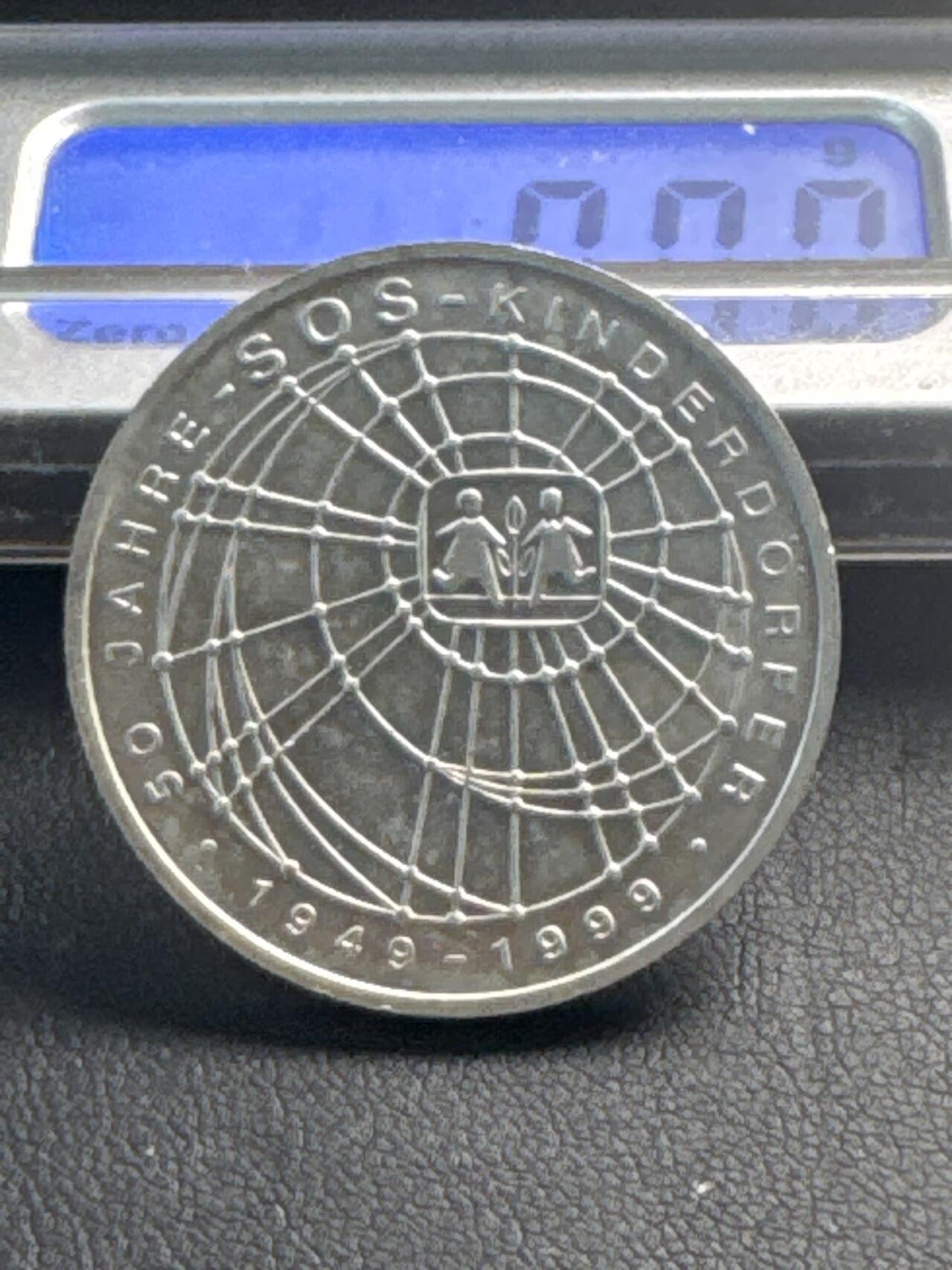 ❤️【币观天下】❤️ 第341期钱币拍卖- 2026.1.30周五晚上6点半场-长期征集拍品 春节前最后一场本场不能存放 节后恢复拍卖 德国1999年10马克银币15.5克925银