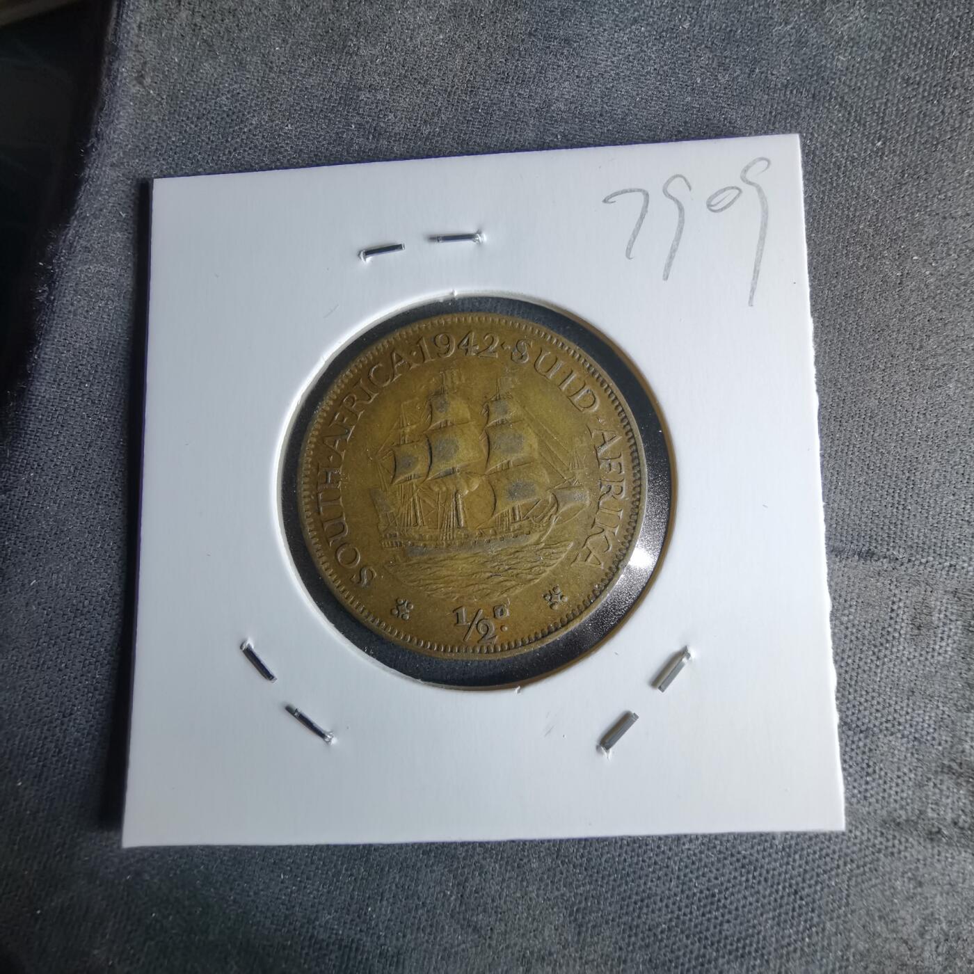 沼泽如烟--第979场 南非1942年半便士