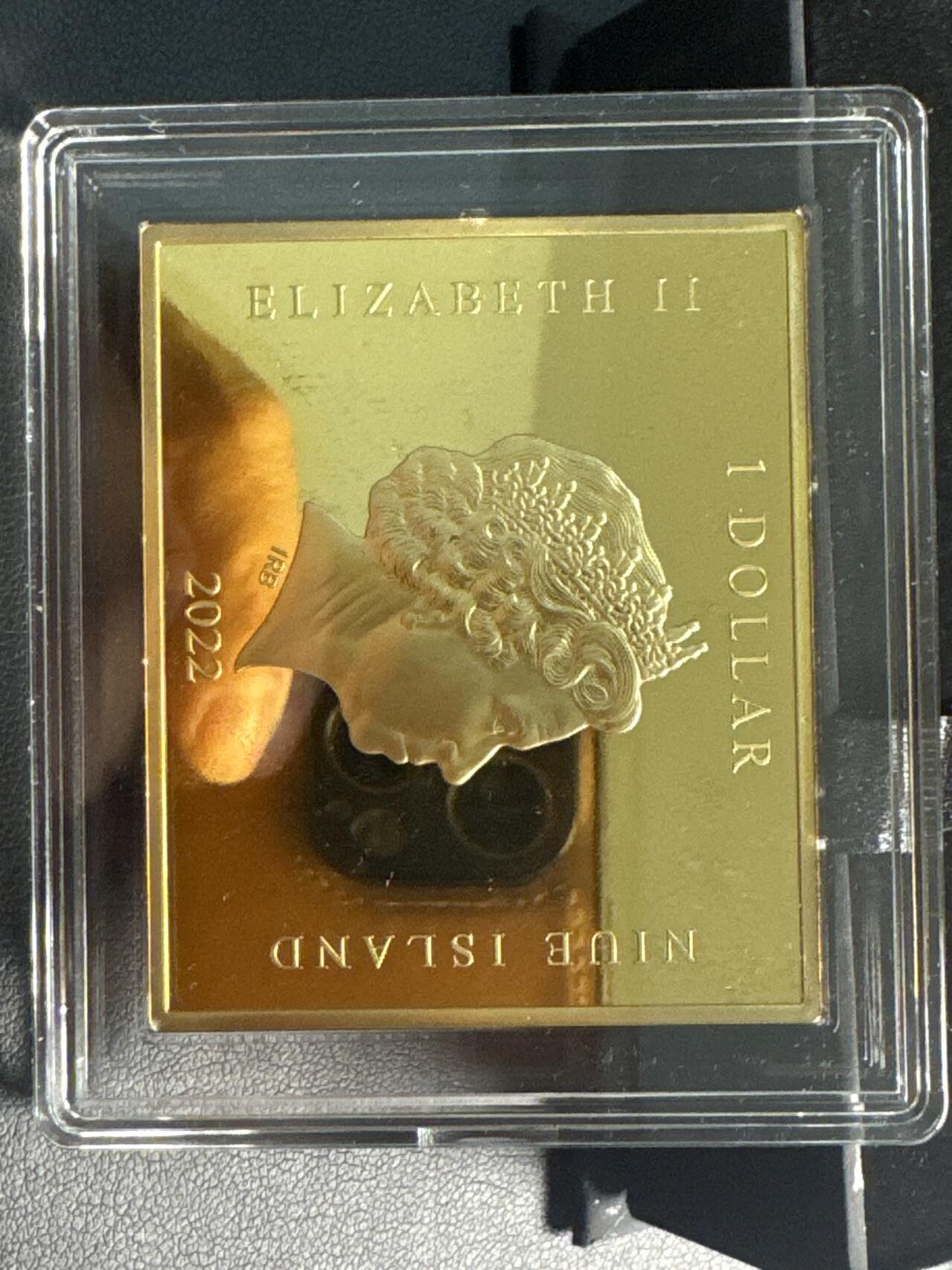 ❤️【币观天下】❤️ 第341期钱币拍卖- 2026.1.30周五晚上6点半场-长期征集拍品 春节前最后一场本场不能存放 节后恢复拍卖 纽埃2022年世界名画拼图艺术系列梵高星空银铜双金属纪念币含1克银