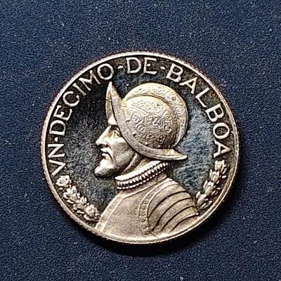 【全场包邮】纯粹捡漏拍498场-持续更新中 - 巴拿马1974年1/10巴波亚精制币