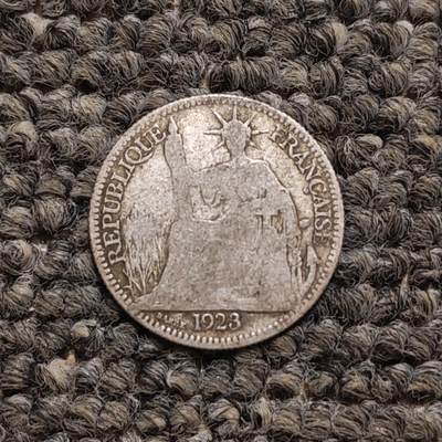 法属印支坐洋10分小银币（单枚价） - 法属印支坐洋10分小银币（单枚价）