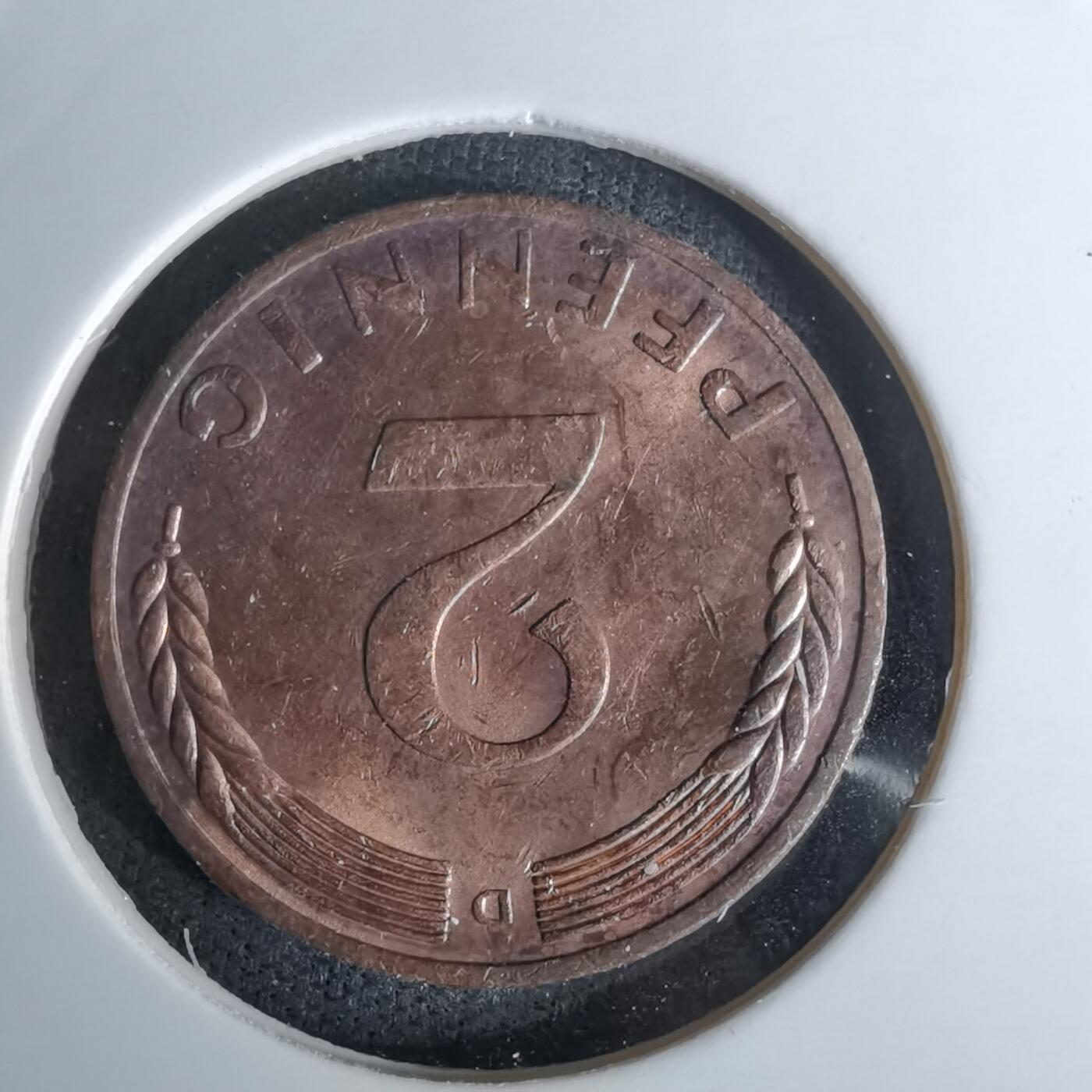 沼泽如烟--第978场 德国1969年2芬尼