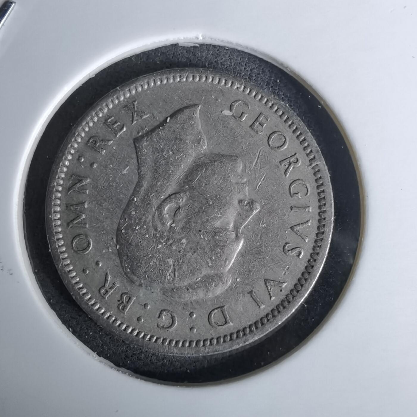 沼泽如烟--第978场 英国1948年6便士