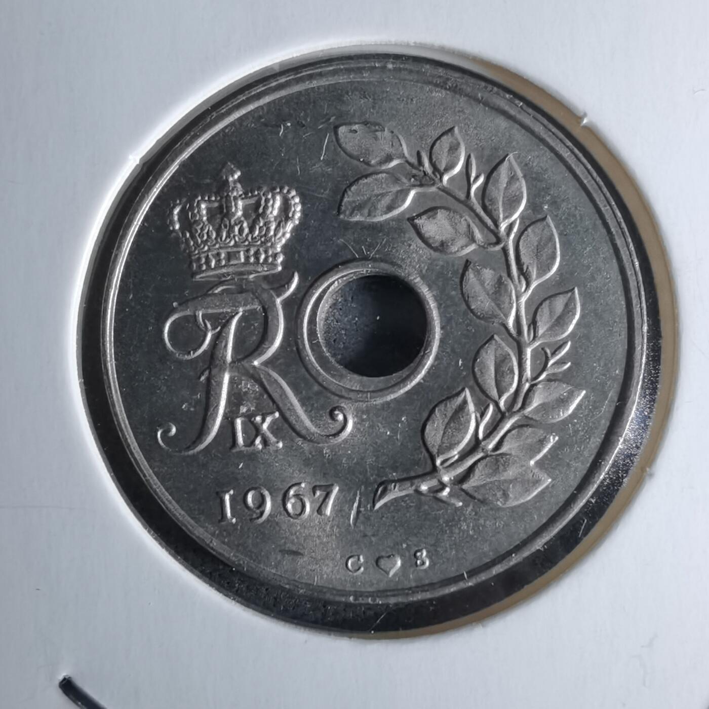 沼泽如烟--第979场 丹麦1967年25欧尔