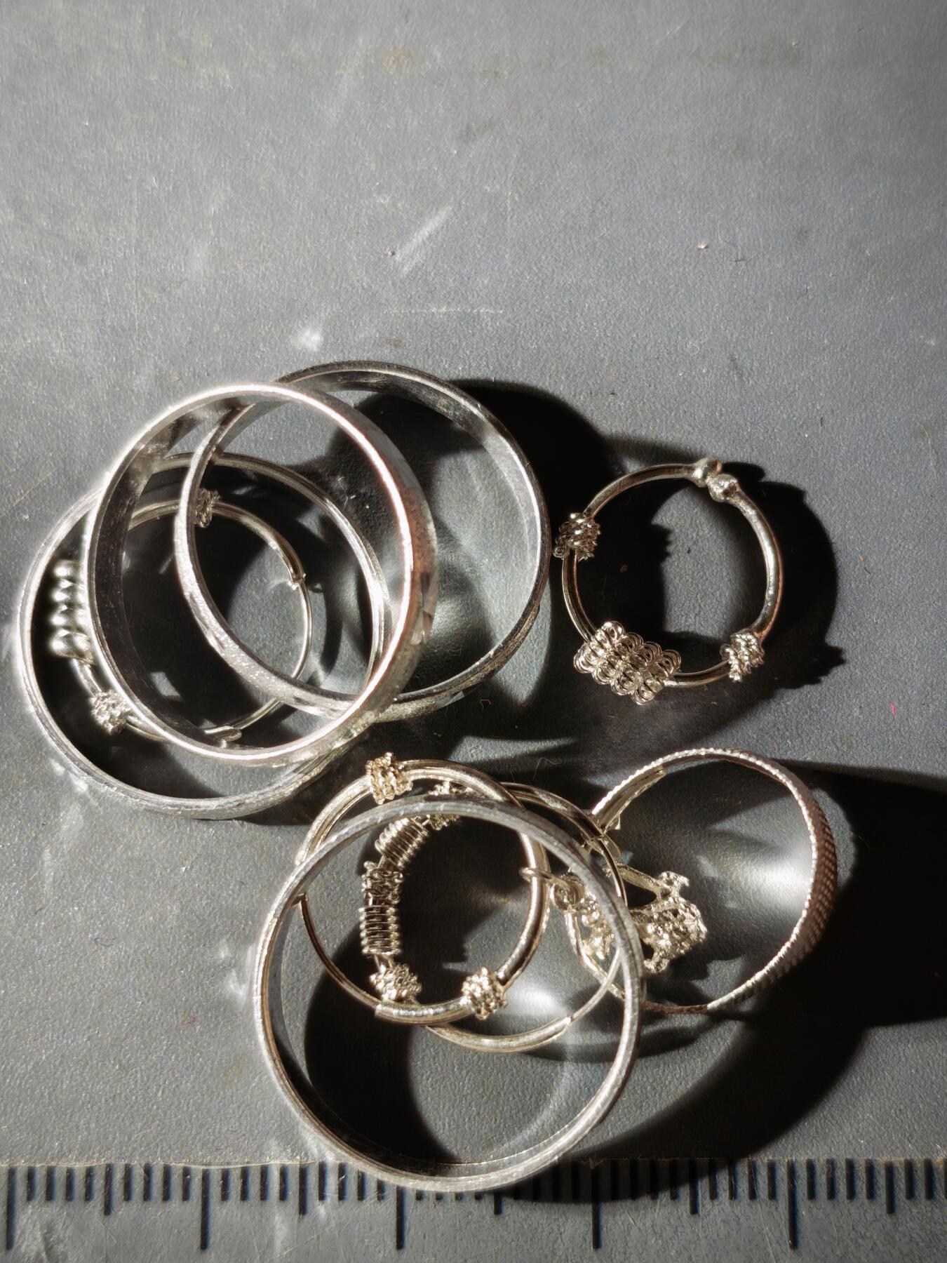 114期新疆红钱粟特钱币丝路钱币专场 6镀银饰品