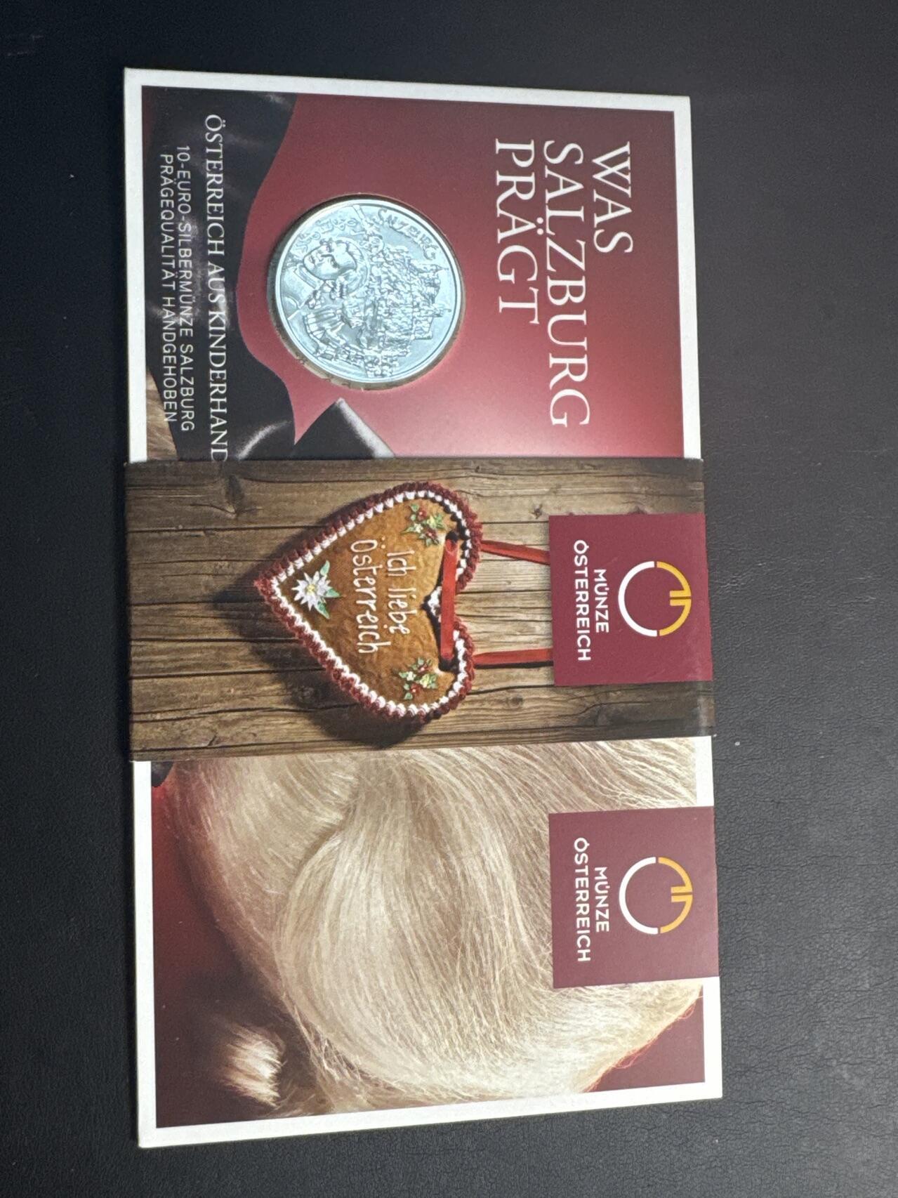 ❤️【币观天下】❤️ 第341期钱币拍卖- 2026.1.30周五晚上6点半场-长期征集拍品 春节前最后一场本场不能存放 节后恢复拍卖 奥地利联邦省系列银币 原厂封装卡册(面值10欧，重量17.3克)2014年蒂罗尔