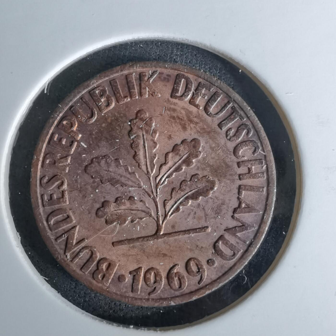 沼泽如烟--第978场 德国1969年2芬尼