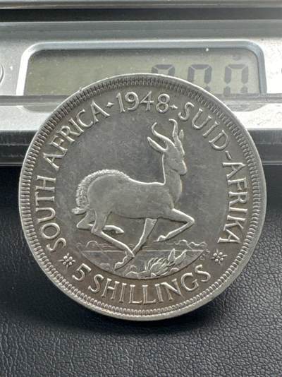 ❤️【币观天下】❤️ 第341期钱币拍卖- 2026.1.30周五晚上6点半场-长期征集拍品 春节前最后一场本场不能存放 节后恢复拍卖 - 南非1948年银币28.28克800银