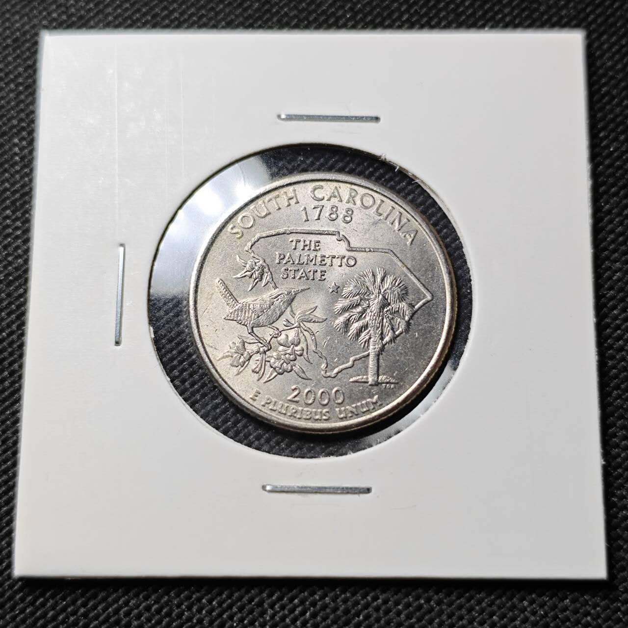 KK钱币收藏小铺  第390期  2月预留时间 周末发货  美国25分纪念币 好品