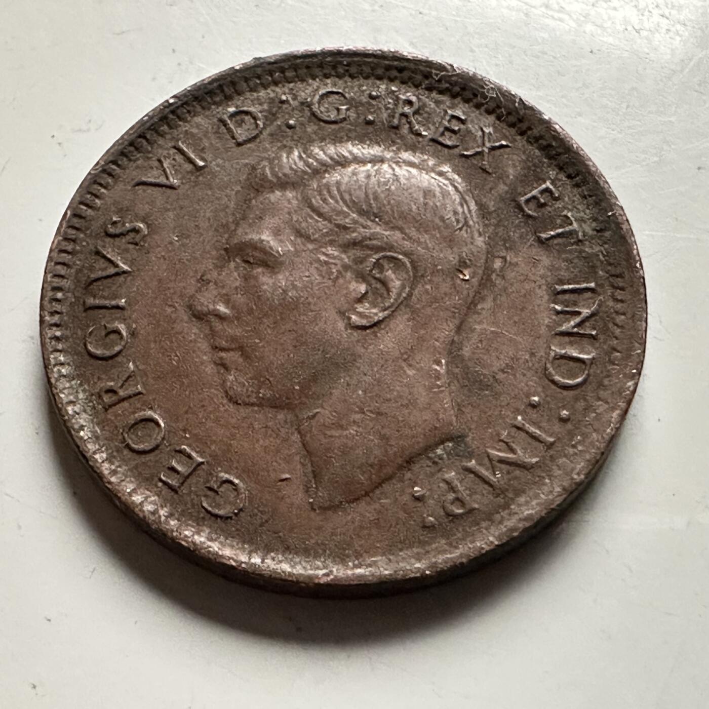 🌹外币初藏🌹🐯2026年第13场  每周二四六晚8️⃣点 接代拍 加拿大1944年一分