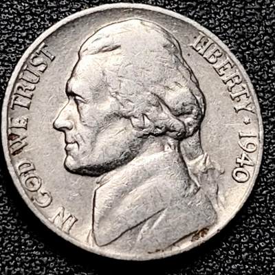 泉币菌-第178场- 精品福利场 -  美国1940年5美分纪念币 杰斐逊 及 故居蒙蒂塞洛庄园 21mm 