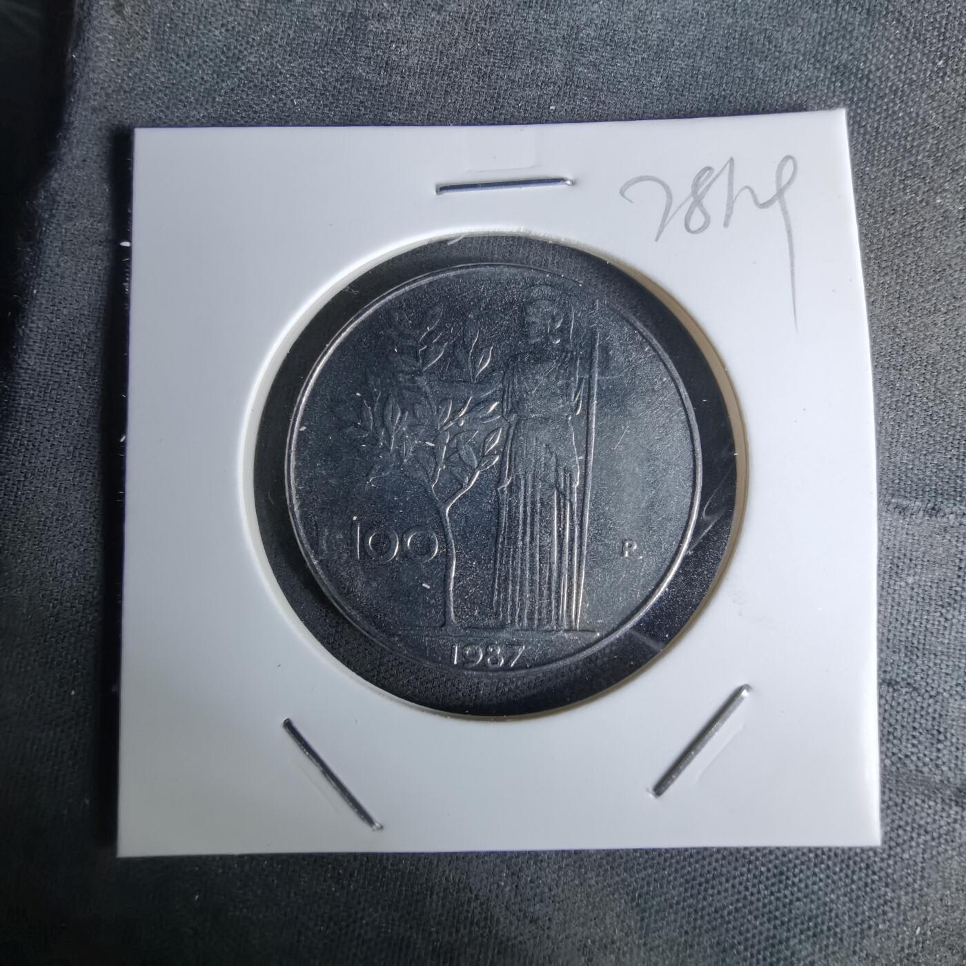 沼泽如烟--第978场 意大利1987年100里拉